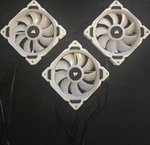 Corsair 120MM White Case Fans Set Of 3. Fixed Price $15.00.