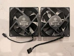 Silverstone Coolcox CC8025H12D 80MM 25MM Pwm Exhaust Fans RM61-312. Fixed Price $34.95.