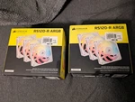 Corsair RS120-R Argb Reverse Rotor Pwm 120MM Multicolor Case Fan Triple Pack. Fixed Price $55.00.