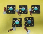 5-PACK Sunon KD1208PTS3-6 Zp Cle 80MM 25MM 4PIN Molex Dc 12V Case Cooling Fan. Fixed Price $29.99.