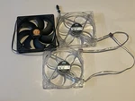 Thermaltake And Cooler Master 120MM Fans Lot Of 3. Fixed Price $10.00.