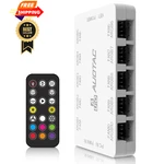 Auotac Argb Controller Pwm Fan Hub With Rf Remote, (connect Ten Case White. Fixed Price $50.98.