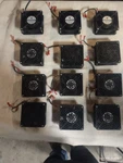 16 Lot Jamicon 110 Volt Ac Cooling Fans. Fixed Price $100.00.