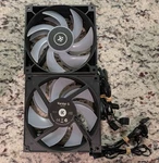 4X Ekwb Vardar S 140ER D-rgb Fan 4PIN Pwm 3PIN 2200 Rpm 116CFM 1.9 MMH2O. Fixed Price $39.99.
