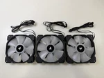 Corsair Fan, 120X120X25MM,12V, 1500A 200 Rpm, Black Frame Fan- 3 Ea. Fixed Price $19.88.