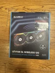 Lian Uni Fan Sl Wireless Argb Reverse Blade 120MM Black Case 3-PACK. Fixed Price $80.00.