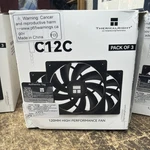 Thermalright TL-C12CX3 3X 120MM Cooler Fan 4-PIN Pwm Sfdb 1550RPM Black. Fixed Price $15.20.