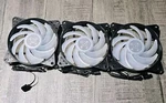 Pack Cooler Master 202001170-GP Rgb 120MM Fans 3PIN. Fixed Price $29.99.