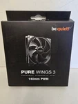Quiet Pure Wings 3 Rifle Bearing 140MM Case Fan - Black. Fixed Price $9.99.