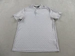 Kjus Polo Shirt Men Small 48 Gray Performance Henley Blade Collar Geometric Golf. Fixed Price $16.24.
