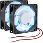 Dorhea 2PCS 80MM/3.15INCH For Dc Fan 5V Computer Case 80X80X25MM 2PIN 8025 B. Fixed Price $10.68.