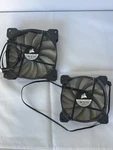 Corsair A1225L12S-2 & A1425L12S-2 12V Black Gray Plastic Case Fans. Fixed Price $17.89.