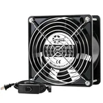 Axial Cooling Fan 12CM Ac 115V 120V 120MM 38MM High Speed Cfm With Switch Powe. Fixed Price $27.21.