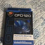 Cougar CFD120 120MM Blue Led Hydraulic-bearing Case Fan 64.37CFM 1200RPM 3-PIN. Fixed Price $18.65.