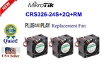 3X (18DBA Noise) Quiet Version Replacement Fans For Mikrotik CRS326-24S+2Q+RM. Fixed Price $65.95.