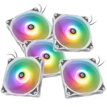 Bitspower International Notos Rgb Pwm Fan 120MM White 5 Pack Set Of LUBP-003. Fixed Price $130.19.
