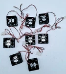 Lot Of 8 Top Motor 3500RPM 60MM X 25MM 3&4PIN Fan DF126025SL. Fixed Price $45.00.