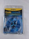 Antec Tricool 120MM Clear Case Fan With 3-SPEED Switch Sleeved Black. Fixed Price $11.99.