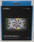 New Lian Uni Fan White 140MM Rgb Led Case (UF-SL140-1W) Pack. Fixed Price $29.70.