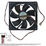 Fan Muffin Cooling 120MM 120X120X25 Muhua MH1225L12S 0.18A. Fixed Price $12.00.