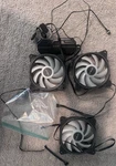 Uphere Rgb Case Fans With Controller. Fixed Price $20.00.