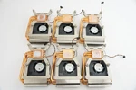 6PC Used Works Dell Optiplex Heatsink Fan Combo PVB080G12H Copper Pipe. Fixed Price $33.60.