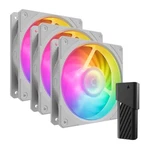 Cooler Master Mobius 120P Argb White Edition 3-PACK Fan Kit. Fixed Price $111.31.