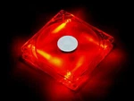 Silverstone SST-FN121-P-RL Bright Red Led 120MM 9-BLADE Transparent Case Fan. Fixed Price $10.99.