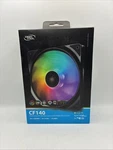 Deepcool CF140 Argb Pwm 140MM Fan 2 Pack Addressable New Sealed 5V 3 Pin. Fixed Price $49.99.