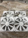 4X Nzxt White Case Fan 120MM Rifle Bearing RF-Q12CR-W1. Fixed Price $24.99.