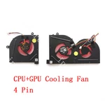 New Cpu+gpu Cooling Fan For Msi Stealth Pro GS63VR GS73VR 6RF 7RF Us. Fixed Price $33.70.