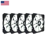 Apevia 512S-WB 120MM 4PIN Molex 3PIN Motherboard Black/white Case Fan 5-PK. Fixed Price $27.28.