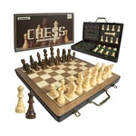 18.5" Wooden With Handle,chess Sets For Adults Kids Porta... Fast Ship. Fixed Price $100.99.
