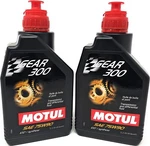 Motul 300 Sae 75W90 100% Synthetic Gearbox And Differential 2 Liters GL-4/5. Fixed Price $64.95.