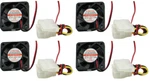 4X Evercool 40MM 10MM EC4010M12C Computer Case Cooling Fan 4-PIN Molex. Fixed Price $9.99.