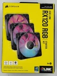 Corsair Icue Link RX120 Rgb Starter Kit 120MM Triple Fan Pack New Sealed. Fixed Price $98.00.