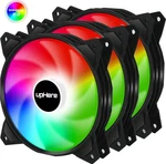 Pack Of Three Uphere Long Life 120MM Rgb Case Fans PF120CF4-3. Fixed Price $69.99.