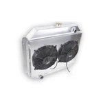 Ohob-cool 4 Row High Performance Full Aluminum Radiator With Shroud Fan 1.... Fixed Price $399.77.