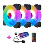 Coolmoon Computer Case Pc Cooling Fan 5V 3PIN Argb Adjust 120MM Quiet Ir Remote. Fixed Price $17.99.