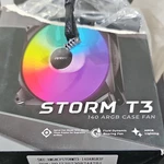 Antec Storm T3 140MM Argb Case Fan, 4-PIN Pwm, Fluid Bearing, Black, 1500RPM. Fixed Price $13.99.