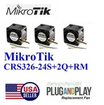 3X Plug-and-play Replacement Fans For Mikrotik CRS326-24S+2Q+RM. Fixed Price $65.95.
