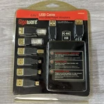 New Gigaware 6-IN-1 Usb Cable With Gold Plated ADAPTERS-PC-MAC-2602045. Fixed Price $14.00.