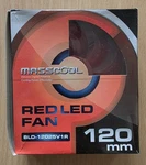 Masscool BLD-12025V1R Led Case Fan 120MM Ball Bearing Red 1500 Rpm 3 & 4 Pin. Fixed Price $9.99.