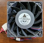 Delta FFB1212EHE-F00 120MM 38MM Extreme Hi FAN,3+4PIN. Fixed Price $39.99.