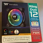 Thermaltake Riing Duo Rgb Radiator Fan New CL-F073-PL12SW-A 841163004487. Fixed Price $29.95.