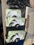 Thermaltake CT120 Ex Argb Reverse Pc Cooling Matcha Green 3-FAN Pack, Magnet. Fixed Price $30.00.