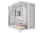 Corsair 5400 Lx-r Rgb Icue Link Triple Chamber Mid-tower Pc Case-white With. Fixed Price $308.99.