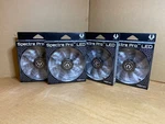 Lot 4X Bitfenix Spectre 140MM White Led Case Fan 3-PIN * BFF-LPRO-14025W-RP. Fixed Price $28.93.