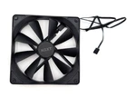 Nzxt F140 140MM Pwm Case Fan Black RF-AF14C-RB 3-PIN Non Rgb. Fixed Price $16.99.