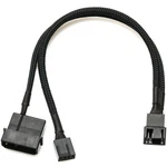Crj 4PIN Molex High Power Pc Fan Adapter Cable 10INCH 25CM Black Sleeved. Fixed Price $14.14.